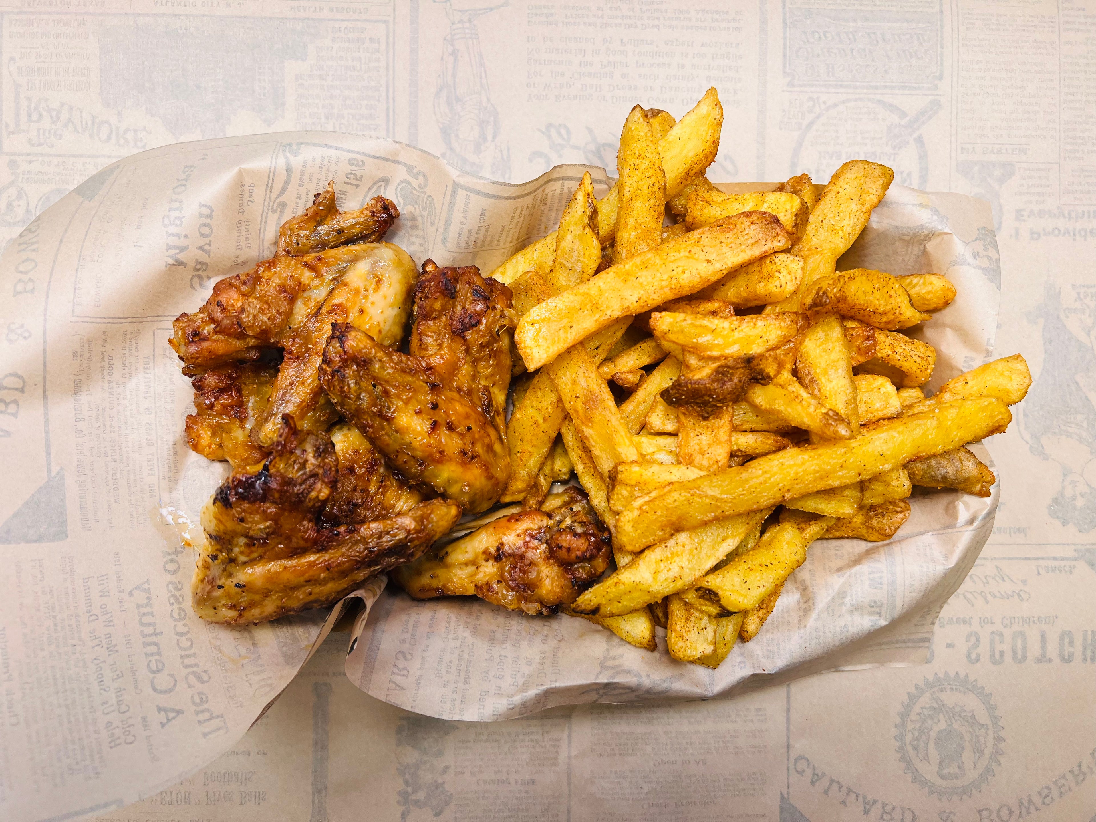 NOTTING HILL "Chicken wings & Chips"